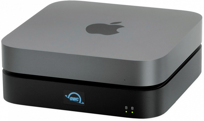 OWC miniStack STX - Desktop storage and Thunderbolt 4 hub in one compact package