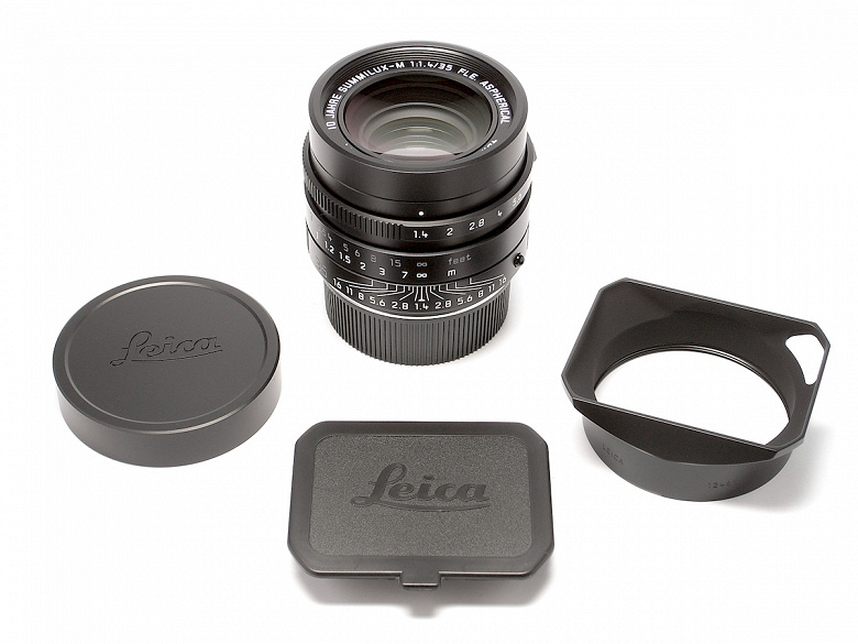 Lenses Leica Summilux-M 1.4 / 35mm FLE Aspherical “10 Jahre Summilux” produced only 110 pieces