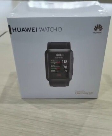 The first Huawei smartwatch with blood pressure monitor has been confirmed.  Photo box Huawei Watch D