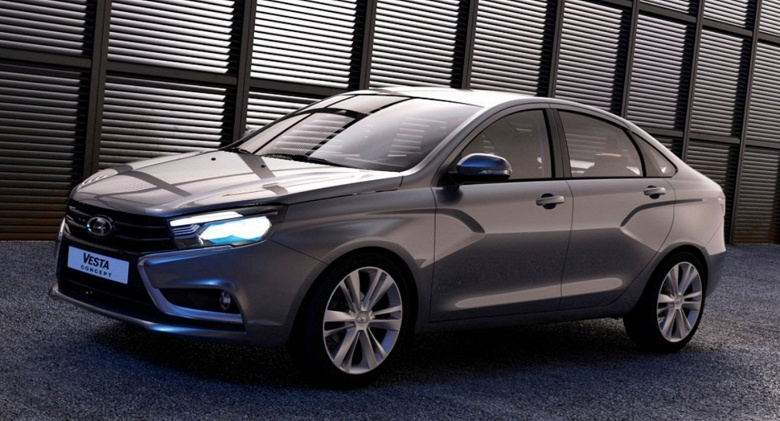 AvtoVAZ has begun assembling top-end versions of Lada Vesta FL: tablet, keyless entry, remote start, steering wheel heating, camera