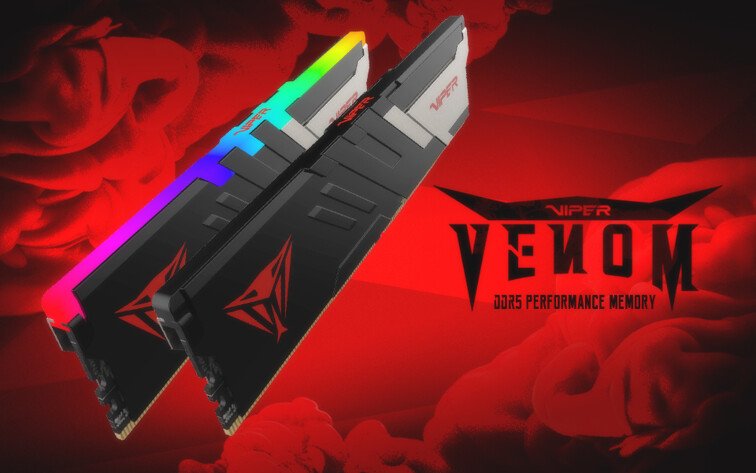 Линейку модулей памяти Viper Venom DDR5 возглавят модули DDR5-6200