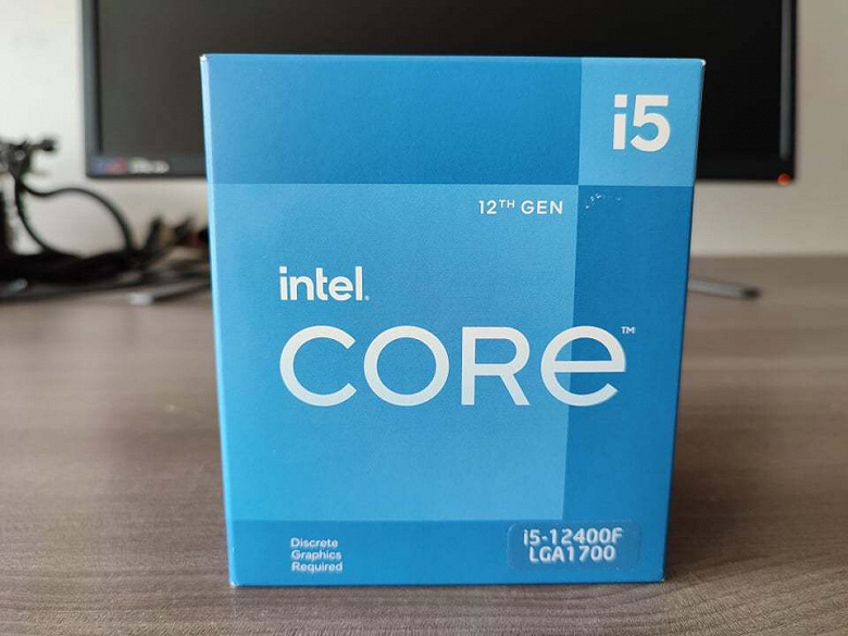 В продаже замечен процессор Intel Core i5-12400F