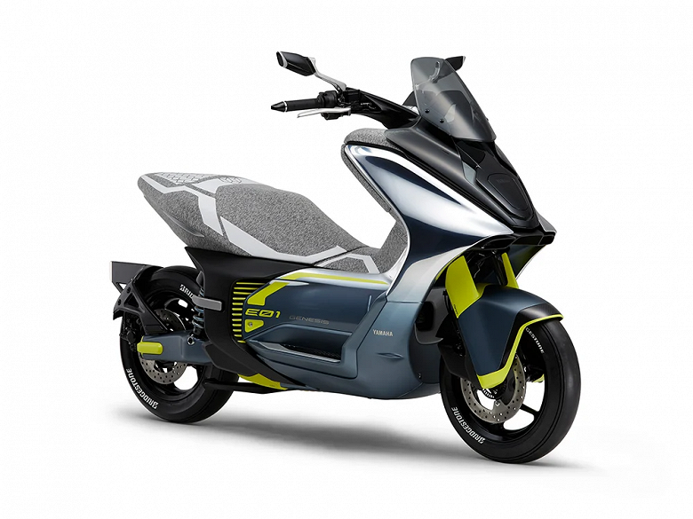 Электрический скутер Yamaha E01 разгоняется до 90 км/ч