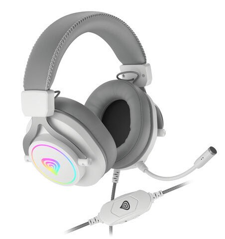 Genesis Neon 750 RGB White gaming headset priced at 55 euros