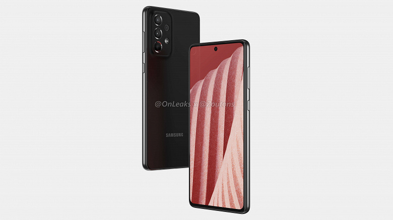5000 mAh, 33 W, 108 MP and OLED Infinity-O screen.  Renders, features and cost of the Galaxy A73 - Samsung's mid-range flagship