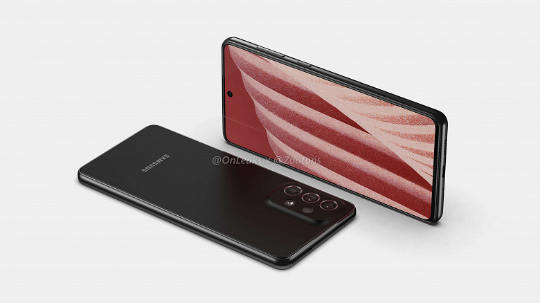 5000 mAh, 33 W, 108 MP and OLED Infinity-O screen.  Renders, features and cost of the Galaxy A73 - Samsung's mid-range flagship