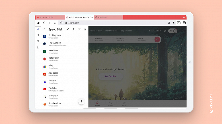 Google Chrome doesn't do that.  Vivaldi alternative browser gets a big update - two-tier tabs for Android and more