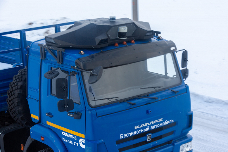 Unmanned KAMAZ was twice as expensive as usual Unmanned KAMAZ was twice as expensive as usual