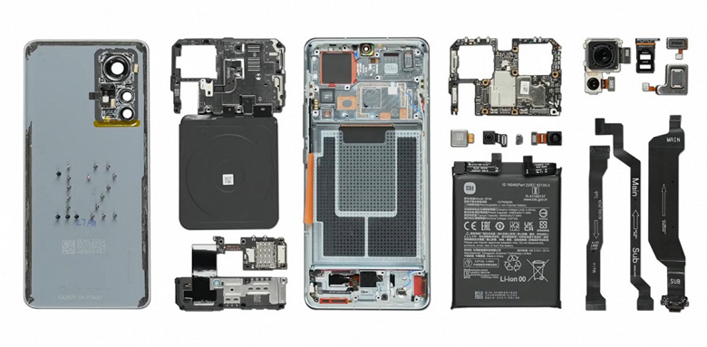 Что находится внутри нового флагмана Xiaomi? Xiaomi 12 Pro уже разобрали