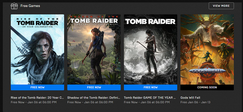 Неожиданно шедрый подарок под конец года: Epic Games бесплатно раздаёт сразу три современные части Tomb Raider