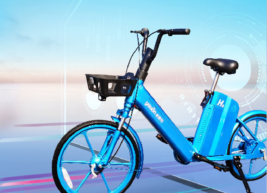 Cruising range of 70 km and very cheap rental.  YouOn hydrogen e-bikes presented