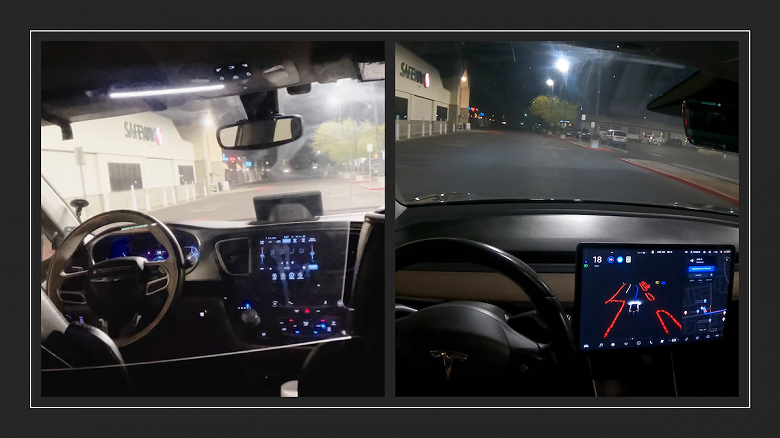 Сравнение автопилотов Tesla и Waymo в реальных условиях. Всё изначально пошло не по плану