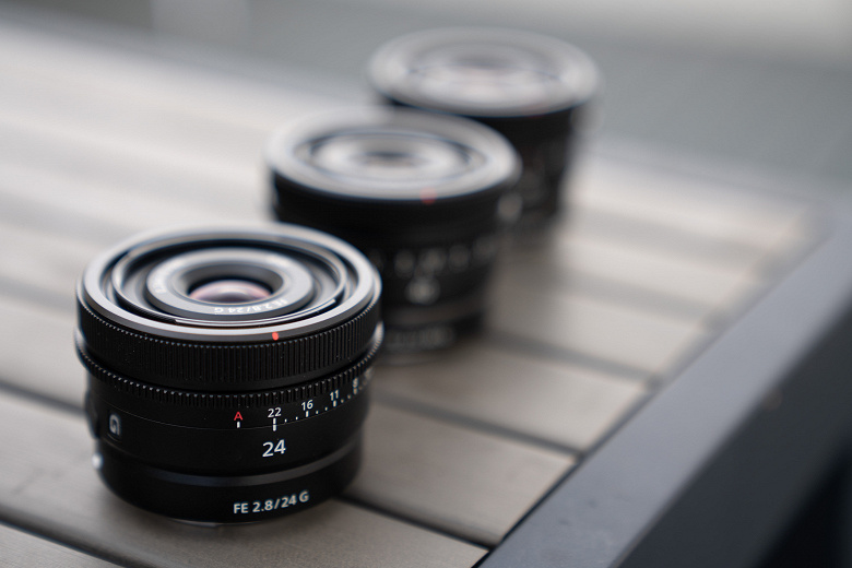 Представлены объективы Sony FE 50mm F2.5 G (SEL50F25G), FE 40mm F2.5 G (SEL40F25G) и FE 24mm F2.8 G (SEL24F28G)