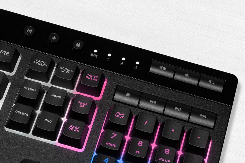 Представлены клавиатуры Corsair K55 RGB Pro и K55 RGB Pro XT