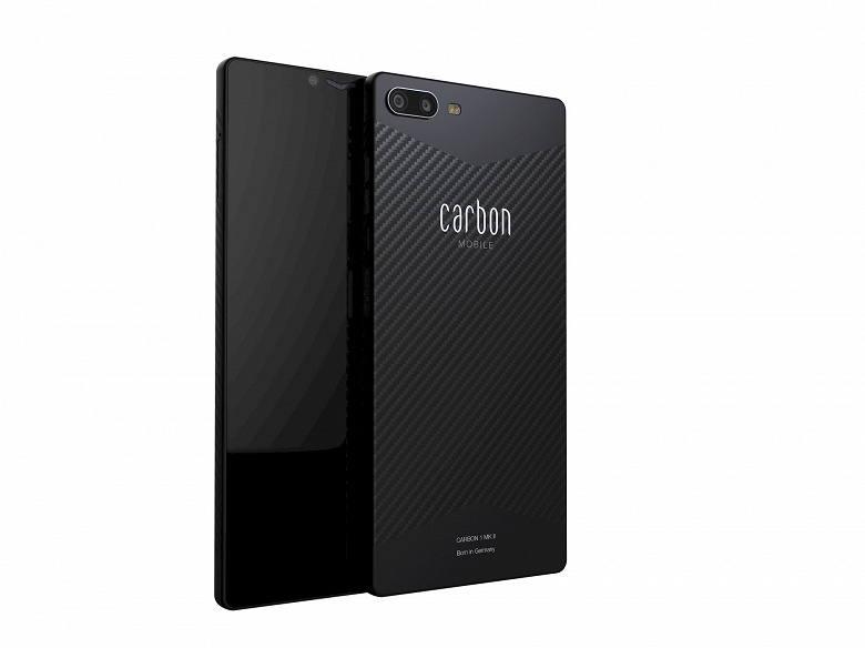 Представлен первый смартфон с монолитным корпусом из углеродного волокна Carbon 1 MK II