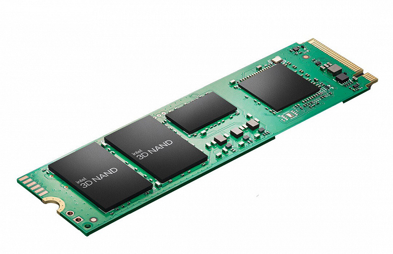 Линейка накопителей Intel SSD 670p включает модели объёмом 512 ГБ, 1 ТБ и 2 ТБ