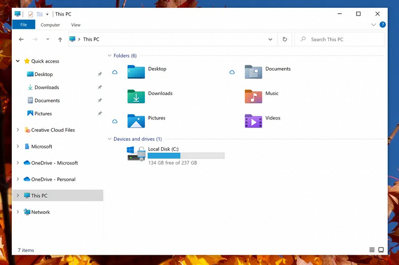 В Windows 10 появились заметные изменения в «Проводнике»