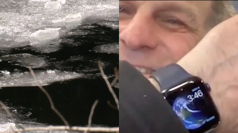 Apple Watch спасли жизнь человеку в ледяной реке