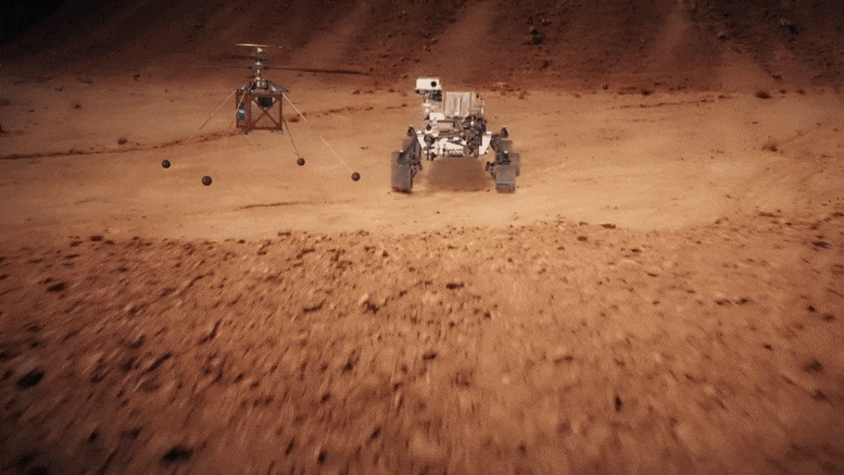 НАСА приглашает всех проследить за полётом марсианского вертолёта Ingenuity