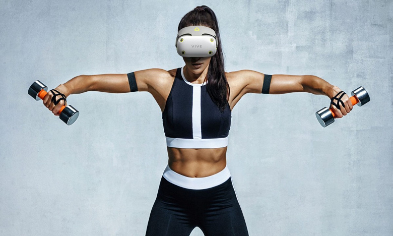 HTC показала новую гарнитуру виртуальной реальности, предназначенную для фитнеса