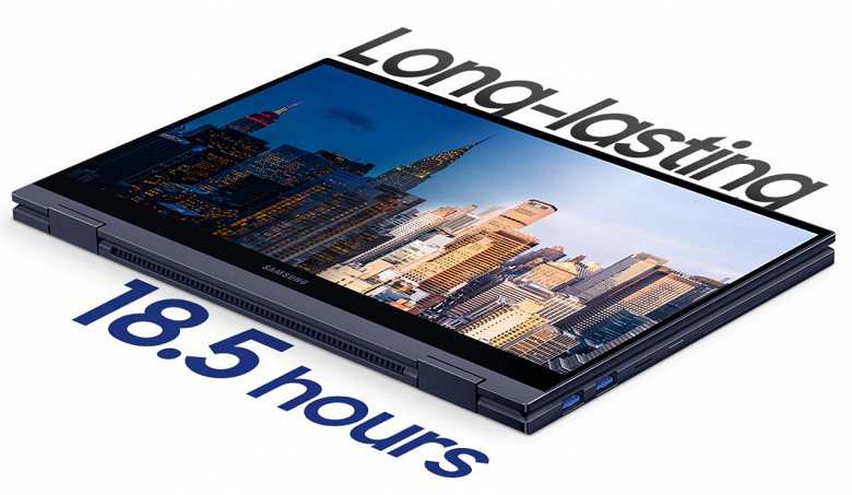 13-дюймовый экран QLED, масса 1,18 кг и 18,5 часов автономной работы за 850 долларов. Представлен ноутбук-трансформер Samsung Galaxy Book Flex 2 Alpha