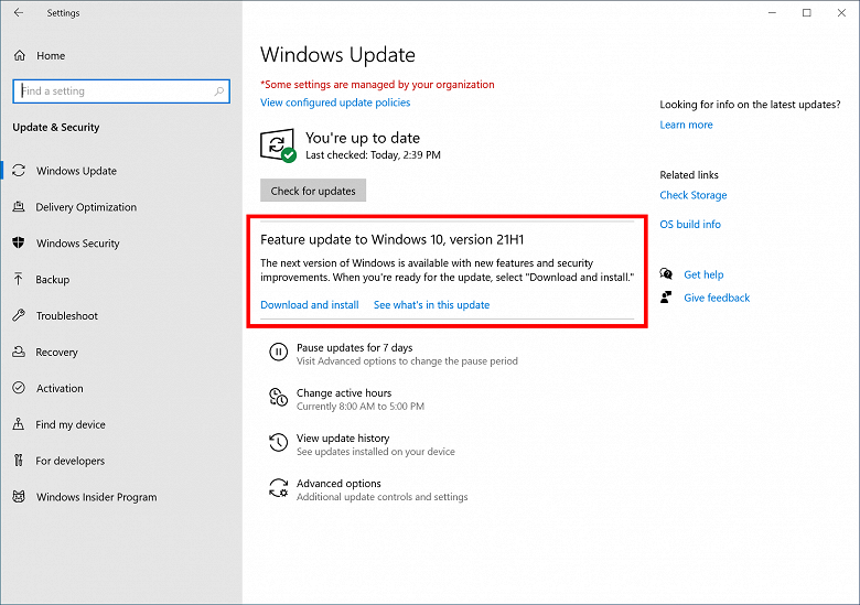 Microsoft has completed development of the next version of Windows 10