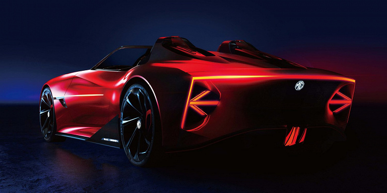 Опубликованы изображения концептуального спортивного электромобиля MG Cyberster