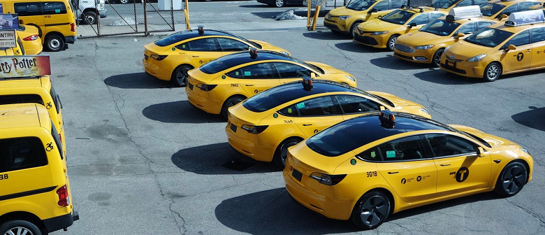 Таксисты США всё чаще выбирают Tesla Model 3