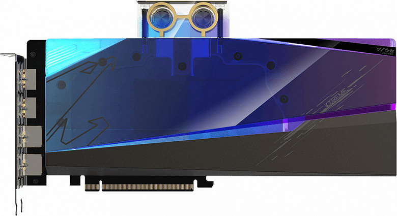 Видеокарта Aorus Radeon RX 6900 XT Xtreme WaterForce WB 16G появилась в каталоге Gigabyte