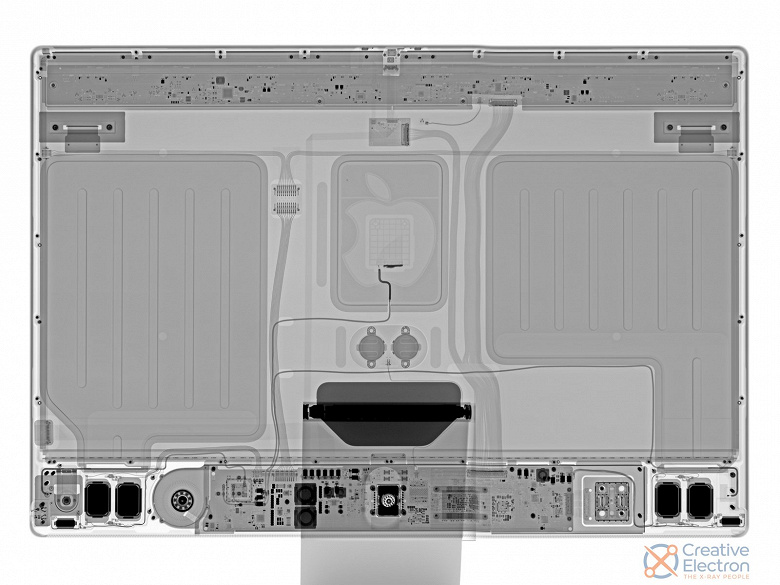 Фото дня: рентгеновский снимок нового 24-дюймового компьютера Apple iMac