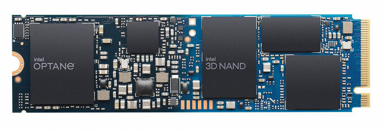 В новых накопителях Intel память Optane объединена с памятью QLC 3D NAND
