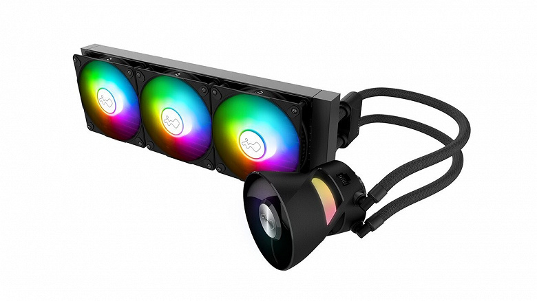 На водоблоках систем жидкостного охлаждения InWin BR24 и BR36 установлены вентиляторы