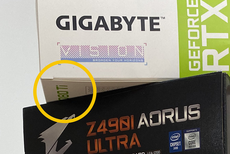 Компания Gigabyte (случайно?) подтвердила намерение выпустить видеокарту RTX 3080 Ti