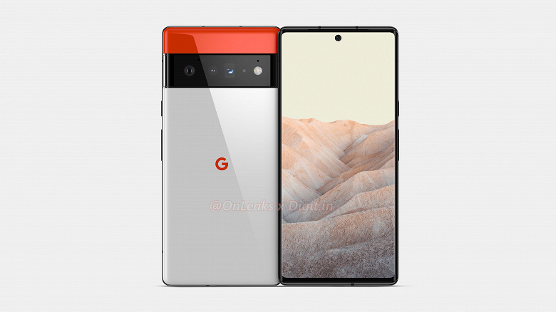 Первый смартфон с финальной Android 12 во всей красе. Большие и качественные рендеры Google Pixel 6 Pro от надежного источника