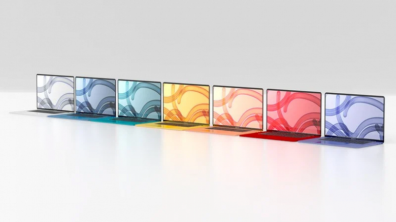 Новые MacBook Air выйдут в целой гамме ярких расцветок