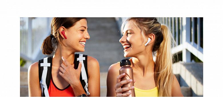 Самые доступные наушники Huawei с активным шумоподавлением Freebuds 4i получили функцию голосовых напоминаний о состоянии здоровья