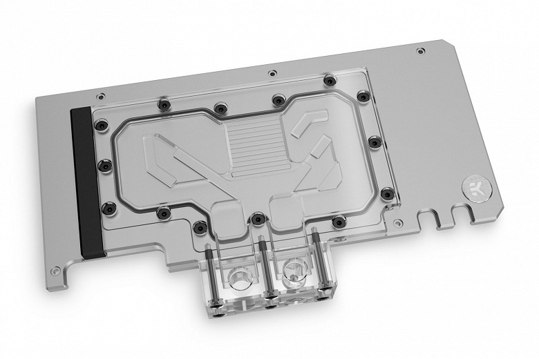 Активная задняя панель EK-Quantum Vector TUF RTX 3080/3090 предназначена для использования совместно с одноимёнными водоблоками