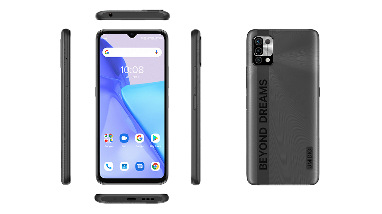 Тройная камера, аккумулятор ёмкостью 6150 мА•ч и инфракрасный термометр за 0. Представлен Umidigi Power 5