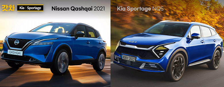 Совершенно новый Kia Sportage сравнили с Hyundai Tucson, Volkswagen Tiguan и Nissan Qashqai