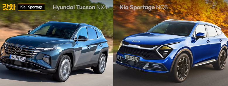 Brand new Kia Sportage compared to Hyundai Tucson, Volkswagen Tiguan and Nissan Qashqai