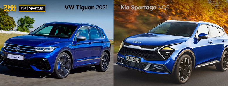 Совершенно новый Kia Sportage сравнили с Hyundai Tucson, Volkswagen Tiguan и Nissan Qashqai