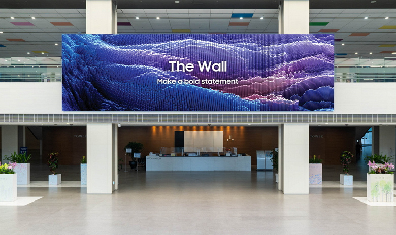 Компания Samsung представила обновленную версию модульного телевизора The Wall
