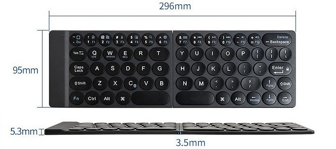 KickStarter Finishes Fundraising For Thinest Wireless Foldable Keyboard