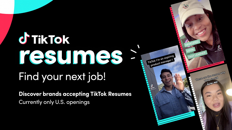 TikTok videos can be submitted as a resume when applying for a job