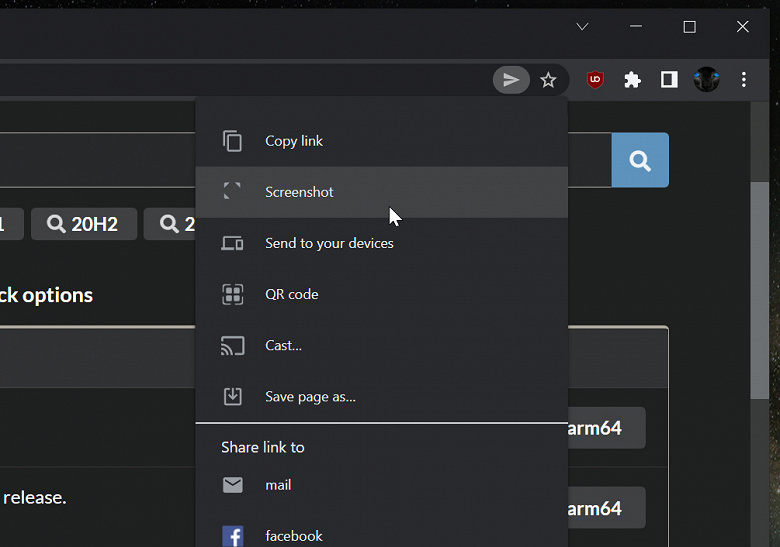 Google to add screenshot tool to Chrome for PC