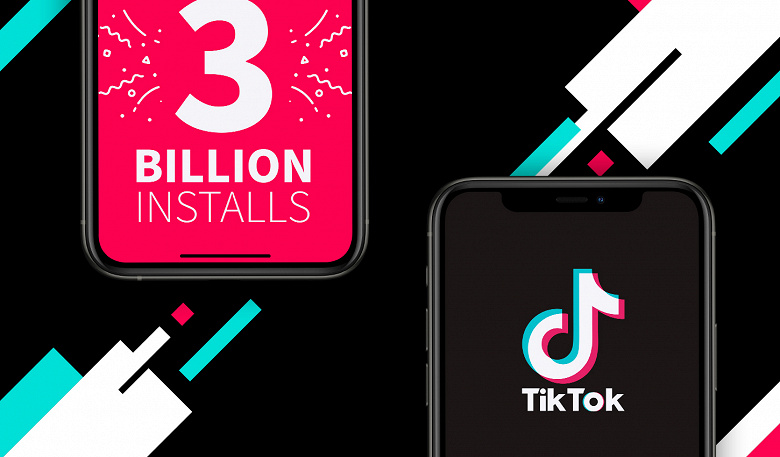 Первым в истории приложением, не принадлежащим Facebook, с 3 млрд загрузок стало TikTok