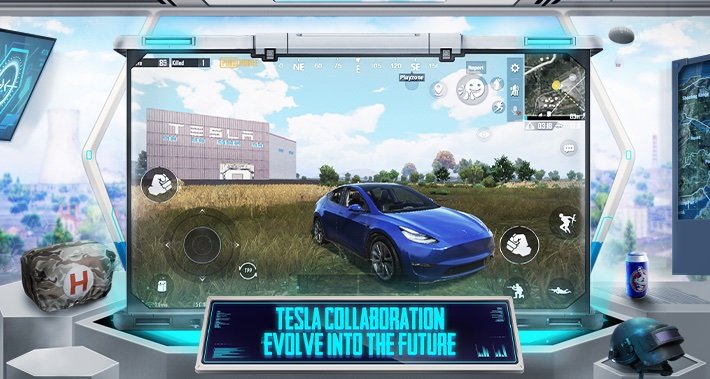 Build Your Tesla Model Y at Tesla Gigafactory and Destroy Tesla Semi: Popular PUBG Mobile Game Receives Huge Update