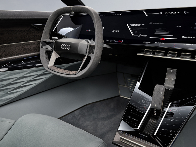 Audi представила электромобиль-трансформер будущего Skysphere