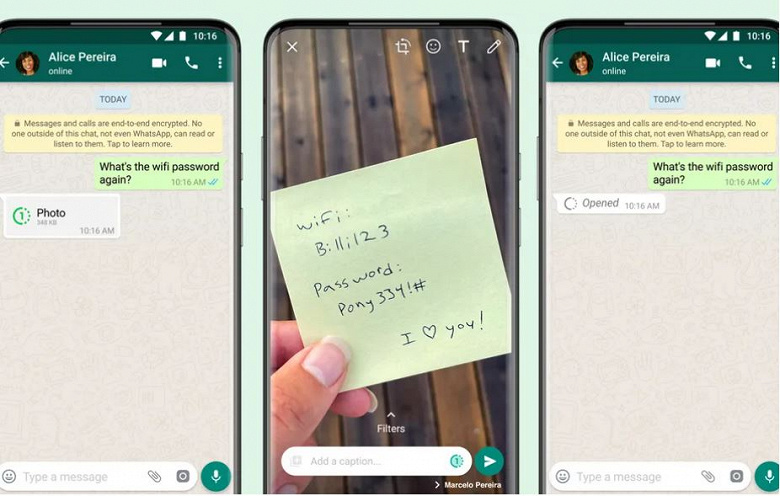 Просмотреть можно только один раз. В WhatsApp появились исчезающие фото и видео