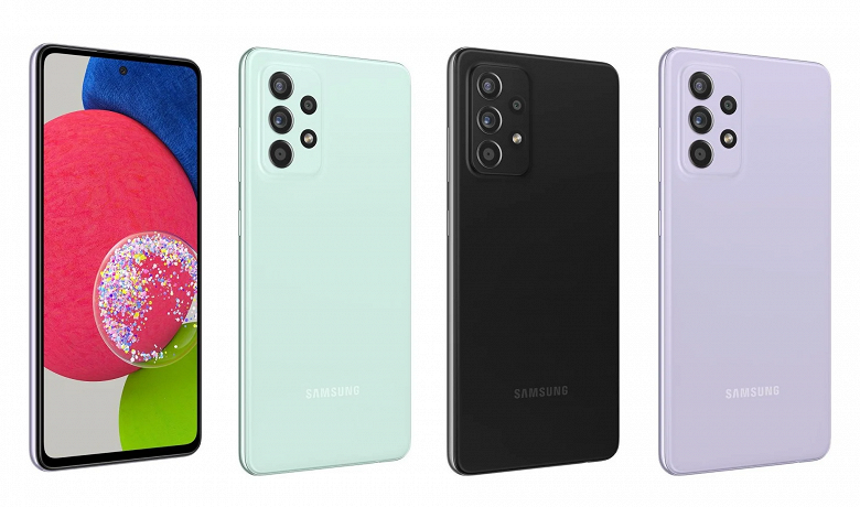 Самый мощный среднебюджетный смартфон Samsung: первые живые фото Galaxy A52s во включённом состоянии и с коробкой